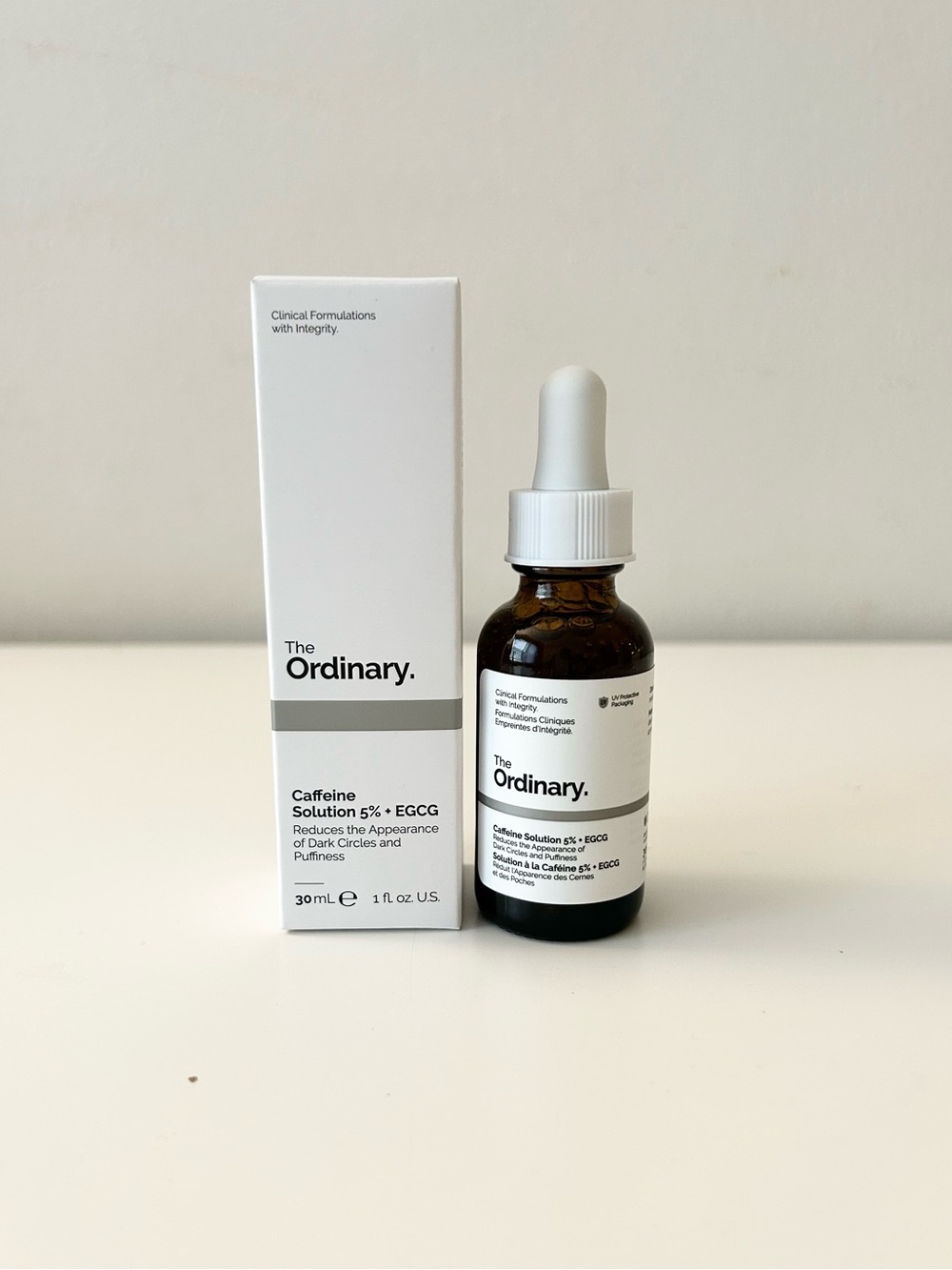 🌸THE ORDINARY Caffeine Solution 5% Depuffing Eye Serum for Dark Circles 30 mL